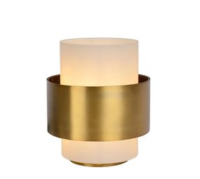 Lucide LED Tafellamp - Ø 20 cm - 1xE27 - Mat Goud / Messing