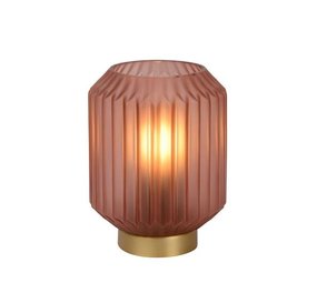 Lucide SUENO - Tafellamp - Ø 13 cm - 1xE14 - Roze Lucide SUENO - Tafellamp - Ø 13 cm - 1xE14 - Roze