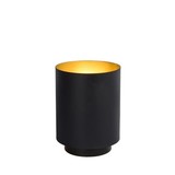 Lucide Lucide SUZY Tafellamp - E14 - Zwart met Mat Goud - Ø12cm - IP20
