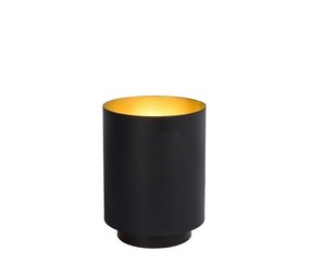 Lucide Lucide SUZY Tafellamp - E14 - Zwart met Mat Goud - Ø12cm - IP20 Lucide Lucide SUZY Tafellamp - E14 - Zwart met Mat Goud - Ø12cm - IP20