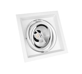 Spectrum LED Inbouwspot Maxi UNO 186MM - GU10 AR111  | 165MM - excl. LED spot - wit Spectrum LED Inbouwspot Maxi UNO 186MM - GU10 AR111  | 165MM - excl. LED spot - wit