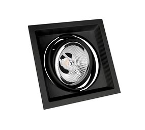 Spectrum OP=OP LED Inbouwspot Maxi UNO - GU10 AR111 - excl. LED spot - mat zwart Spectrum OP=OP LED Inbouwspot Maxi UNO - GU10 AR111 - excl. LED spot - mat zwart