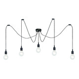 Lucide FIX MULTIPLE - Hanglamp - 5xE27 - Zwart Lucide FIX MULTIPLE - Hanglamp - 5xE27 - Zwart