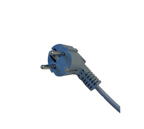 LCB OP=OP Aansluitsnoer hoekstekker - 2 meter - H03VV-F 3G0,75 - Grijs LCB OP=OP Aansluitsnoer hoekstekker - 2 meter - H03VV-F 3G0,75 - Grijs