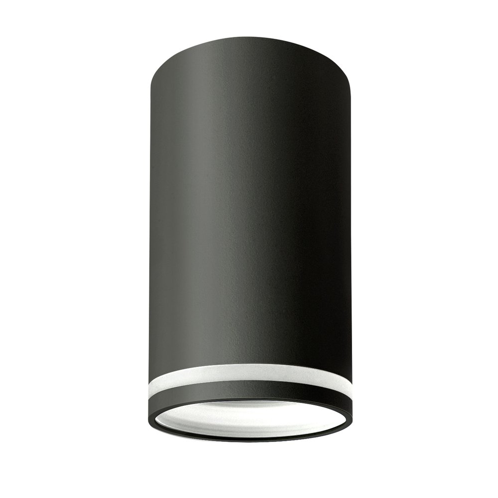 Spectrum LED plafondspot CHLOE RING - 1x GU10 aansluiting - Mat zwart