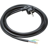 LCB Aansluitsnoer hoekstekker - 3 meter - H03VV-F 3G0,75 - Zwart LCB Aansluitsnoer hoekstekker - 3 meter - H03VV-F 3G0,75 - Zwart