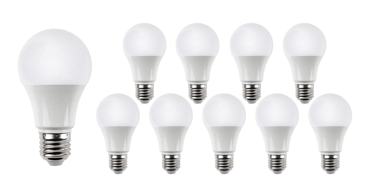 Modee Voordeelpak 10 stuks LED Lamp - E27 fitting - 13,8W vervangt 100W - 4000K helder wit licht Modee Voordeelpak 10 stuks LED Lamp - E27 fitting - 13,8W vervangt 100W - 4000K helder wit licht