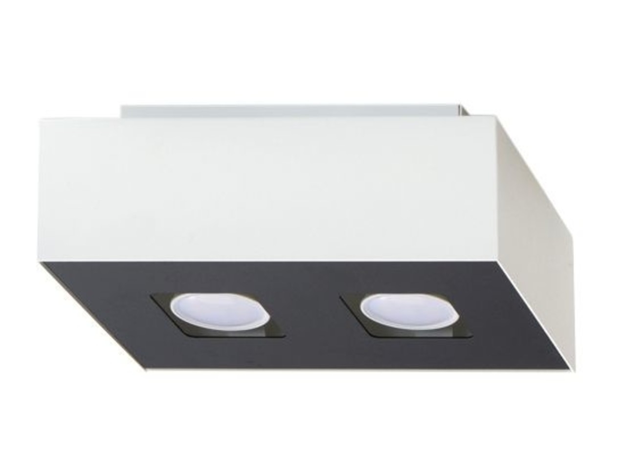 Sollux Lighting Plafondspot MONO 2 wit Sollux Lighting Plafondspot MONO 2 wit