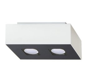Sollux Lighting Plafondspot MONO 2 wit Sollux Lighting Plafondspot MONO 2 wit