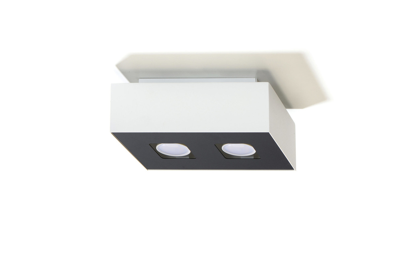 Sollux Lighting Plafondspot MONO 2 wit Sollux Lighting Plafondspot MONO 2 wit