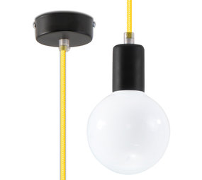 Sollux Lighting Hanglamp EDISON geel Sollux Lighting Hanglamp EDISON geel
