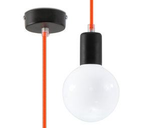 Sollux Lighting Hanglamp EDISON oranje Sollux Lighting Hanglamp EDISON oranje