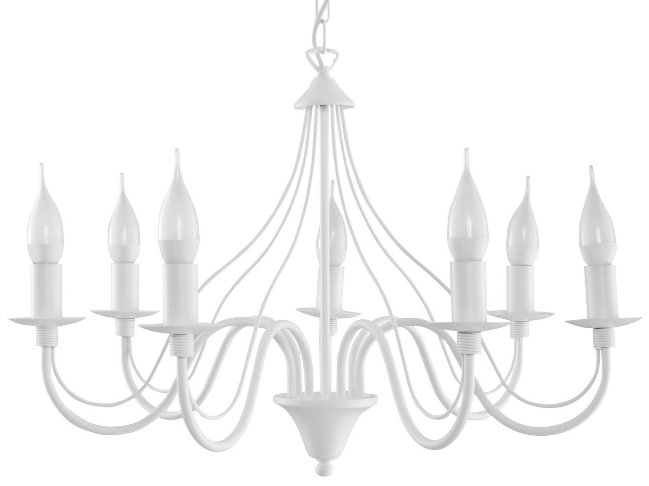 Sollux Lighting Kroonluchter MINERWA 7 wit Sollux Lighting Kroonluchter MINERWA 7 wit