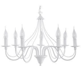 Sollux Lighting Kroonluchter MINERWA 7 wit Sollux Lighting Kroonluchter MINERWA 7 wit