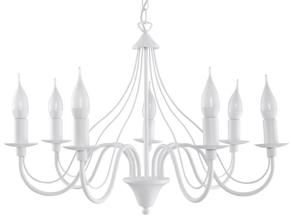 Sollux Lighting Kroonluchter MINERWA 7 wit Sollux Lighting Kroonluchter MINERWA 7 wit