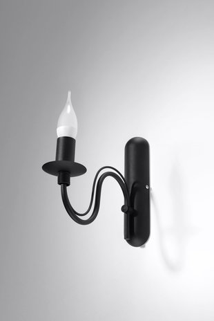 Sollux Lighting Wandlamp MINERWA zwart