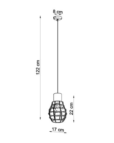 Sollux Lighting Hanglamp RIDA