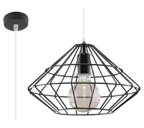 Sollux Lighting Hanglamp UMBERTO zwart Sollux Lighting Hanglamp UMBERTO zwart
