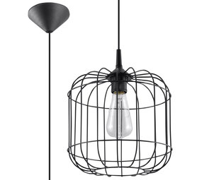 Sollux Lighting Hanglamp CELTA zwart Sollux Lighting Hanglamp CELTA zwart