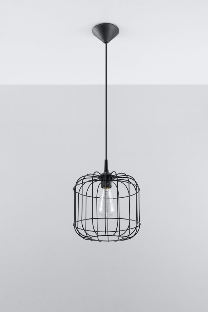Sollux Lighting Hanglamp CELTA zwart Sollux Lighting Hanglamp CELTA zwart