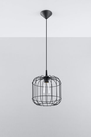 Sollux Lighting Hanglamp CELTA zwart Sollux Lighting Hanglamp CELTA zwart