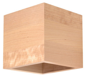 Sollux Lighting Wandlamp QUAD naturel hout