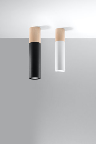 Sollux Lighting Plafondspot PABLO zwart