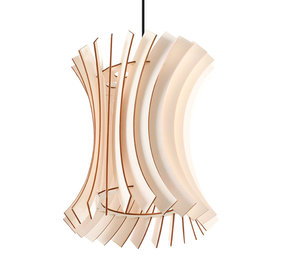 Sollux Lighting Hanglamp ORIANA hout Sollux Lighting Hanglamp ORIANA hout