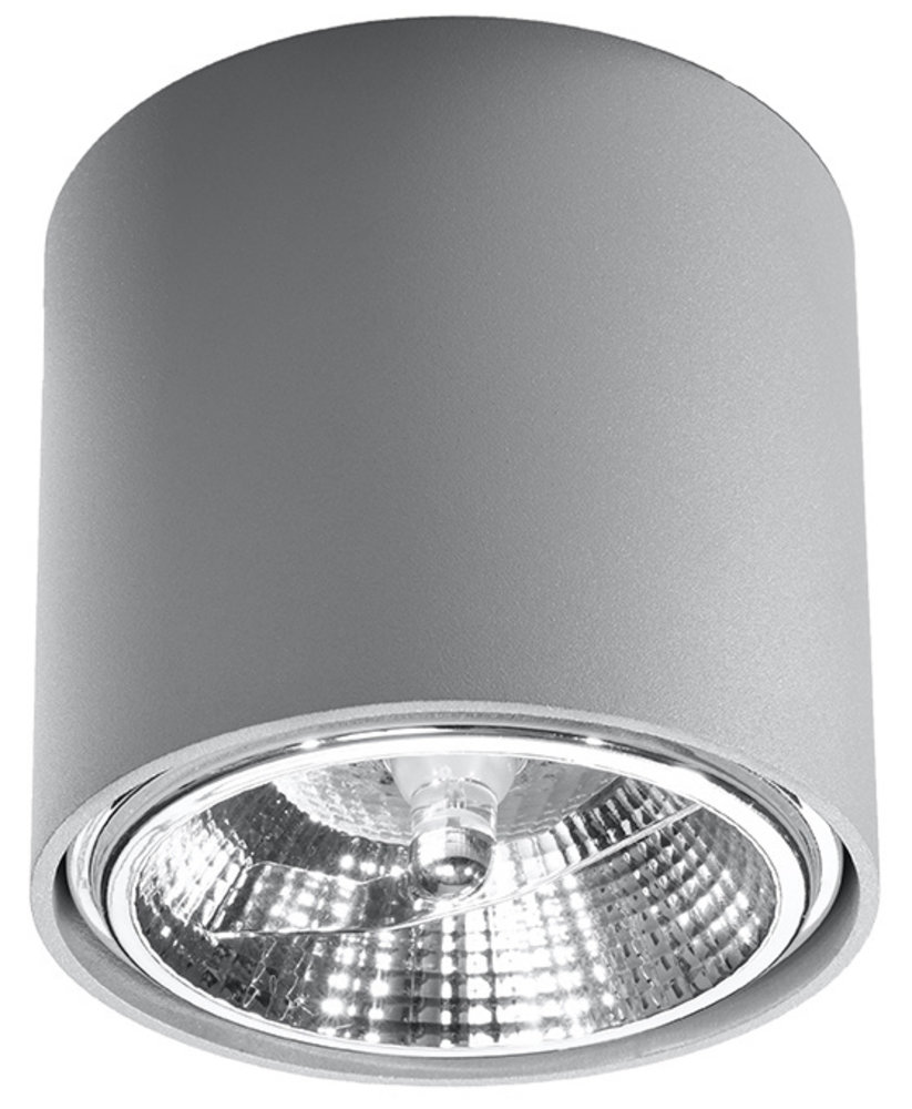Sollux Lighting Plafondspot TIUBE grijs Sollux Lighting Plafondspot TIUBE grijs