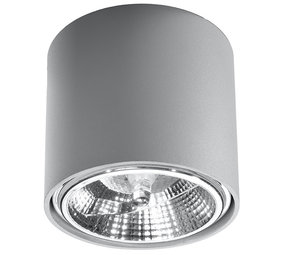 Sollux Lighting Plafondspot TIUBE grijs Sollux Lighting Plafondspot TIUBE grijs