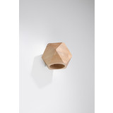 Sollux Lighting Wandlamp Woody natuurlijk hout