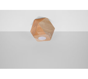 Sollux Lighting Plafondspot Woody 1 natuurlijk hout Sollux Lighting Plafondspot Woody 1 natuurlijk hout
