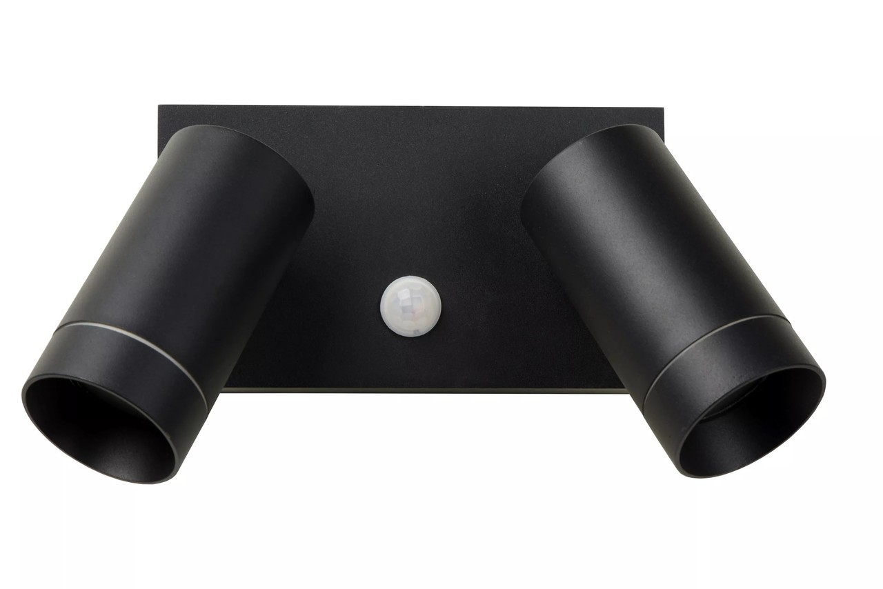 Lucide Lucide TAYLOR - Wandspot Buiten - 2xGU10 - IP54 - Zwart Lucide Lucide TAYLOR - Wandspot Buiten - 2xGU10 - IP54 - Zwart