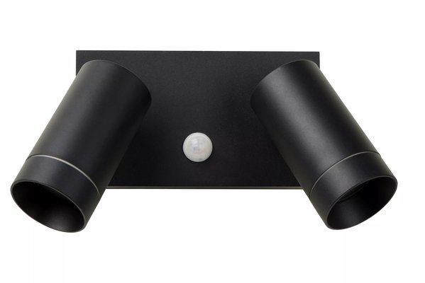 Lucide Lucide TAYLOR - Wandspot Buiten - 2xGU10 - IP54 - Zwart Lucide Lucide TAYLOR - Wandspot Buiten - 2xGU10 - IP54 - Zwart