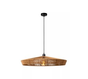 Lucide YUNKAI - Hanglamp - Ø 70 cm - 1xE27 - Licht hout