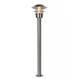 Lucide ZICO - Lantaarnpaal Buiten - Ø 21,8 cm - 1xE27 - IP44 - Mat chroom Lucide ZICO - Lantaarnpaal Buiten - Ø 21,8 cm - 1xE27 - IP44 - Mat chroom