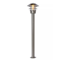 Lucide ZICO - Lantaarnpaal Buiten - Ø 21,8 cm - 1xE27 - IP44 - Mat chroom Lucide ZICO - Lantaarnpaal Buiten - Ø 21,8 cm - 1xE27 - IP44 - Mat chroom