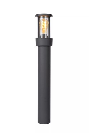 Lucide Lucide LORI - Sokkellamp Buiten - 1xE27 - IP44 - Antraciet Lucide Lucide LORI - Sokkellamp Buiten - 1xE27 - IP44 - Antraciet