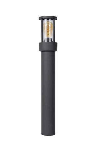 Lucide Lucide LORI - Sokkellamp Buiten - 1xE27 - IP44 - Antraciet Lucide Lucide LORI - Sokkellamp Buiten - 1xE27 - IP44 - Antraciet