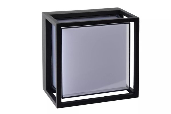 Lucide Lucide SINGA LED - Wandlamp Buiten - LED - 1x9,6W 3000K - IP54 - Zwart Lucide Lucide SINGA LED - Wandlamp Buiten - LED - 1x9,6W 3000K - IP54 - Zwart