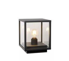 Lucide LED Sokkellamp Buiten - 1xE27 - IP54 - Antraciet Lucide LED Sokkellamp Buiten - 1xE27 - IP54 - Antraciet