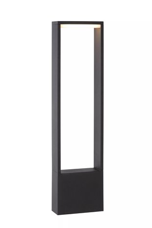 Lucide GOA - Sokkellamp Buiten - LED - 1x6,5W 3000K - IP54 - Antraciet Lucide GOA - Sokkellamp Buiten - LED - 1x6,5W 3000K - IP54 - Antraciet