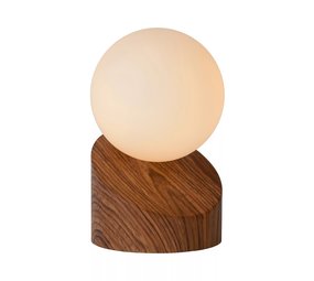 Lucide LEN - Tafellamp - Ø 10 cm - 1xG9 - Hout Lucide LEN - Tafellamp - Ø 10 cm - 1xG9 - Hout
