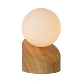 Lucide LEN - Tafellamp - Ø 10 cm - 1xG9 - Licht hout Lucide LEN - Tafellamp - Ø 10 cm - 1xG9 - Licht hout