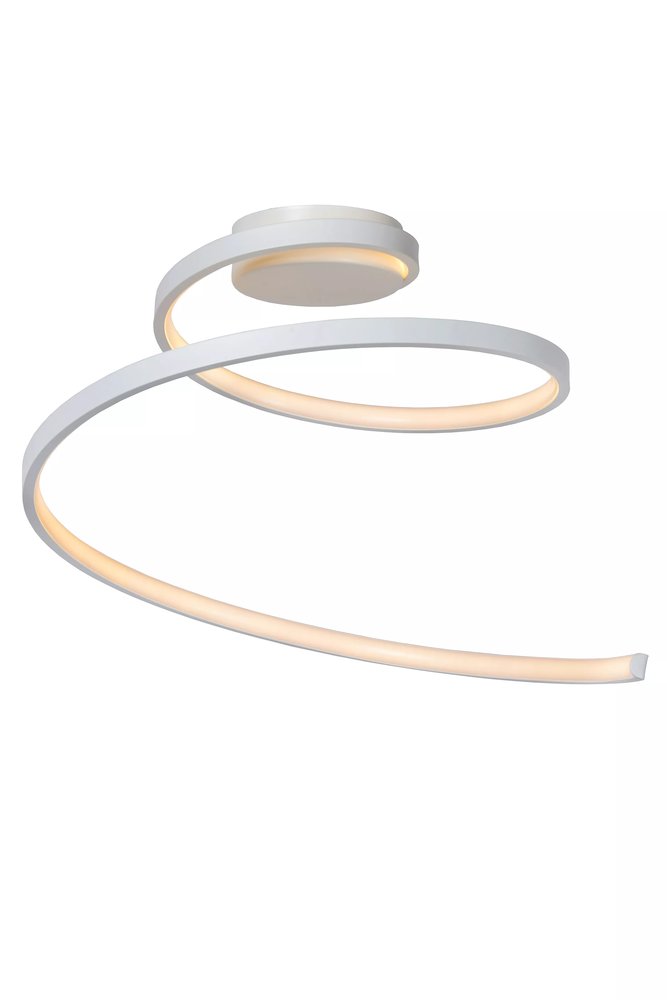 Lucide MAXENCE - Plafonnière - Ø 46 cm - LED Dimb. - 1x24W 3000K - 3 StepDim - Wit Lucide MAXENCE - Plafonnière - Ø 46 cm - LED Dimb. - 1x24W 3000K - 3 StepDim - Wit