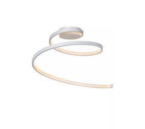 Lucide MAXENCE - Plafonnière - Ø 46 cm - LED Dimb. - 1x24W 3000K - 3 StepDim - Wit Lucide MAXENCE - Plafonnière - Ø 46 cm - LED Dimb. - 1x24W 3000K - 3 StepDim - Wit