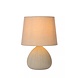 Lucide LED Tafellamp RAMZI - Ø18cm - E14 fitting - Beige Lucide LED Tafellamp RAMZI - Ø18cm - E14 fitting - Beige