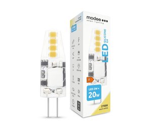 Modee LED G4 - 1,8W 180lm - 2700K warm wit licht - 12V AC/DC Modee LED G4 - 1,8W 180lm - 2700K warm wit licht - 12V AC/DC
