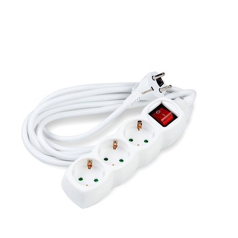 Technik Stekkerdoos 3-voudig met aan- uitschakelaar- Lengte snoer optioneel - 3G1.5mm² Technik Stekkerdoos 3-voudig met aan- uitschakelaar- Lengte snoer optioneel - 3G1.5mm²