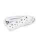 Modee Lighting Stekkerdoos 4-voudig - Wit - Lengte snoer optioneel Modee Lighting Stekkerdoos 4-voudig - Wit - Lengte snoer optioneel